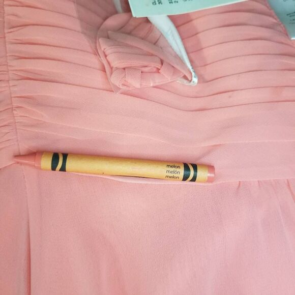 David's Bridal Strapless Hi Lo Chiffon Special Occasion Prom Dress sz 2 NEW! - Picture 11 of 12